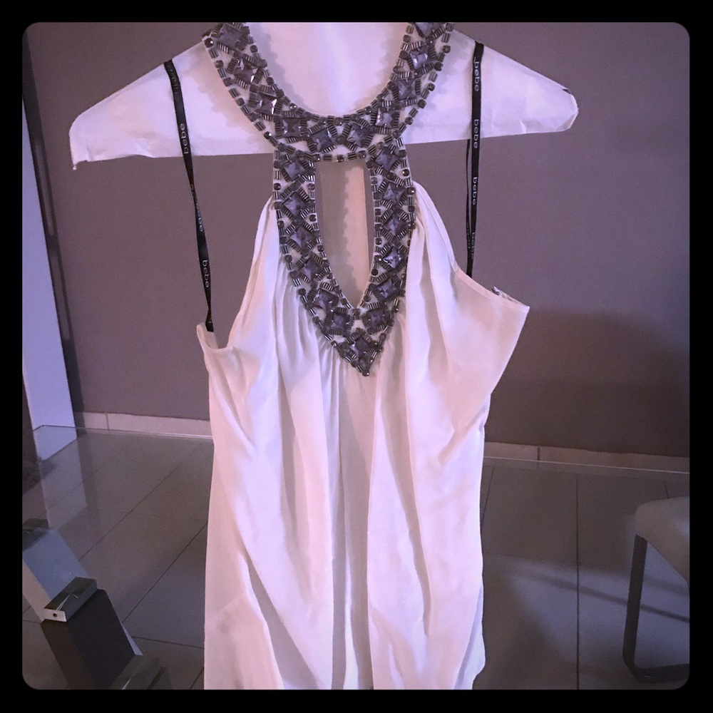 Beaded BEBE top